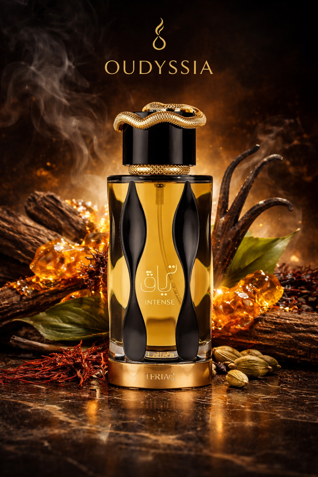 Teriaq Intense Lattafa – Smoky Amber & Spiced Oriental Perfume