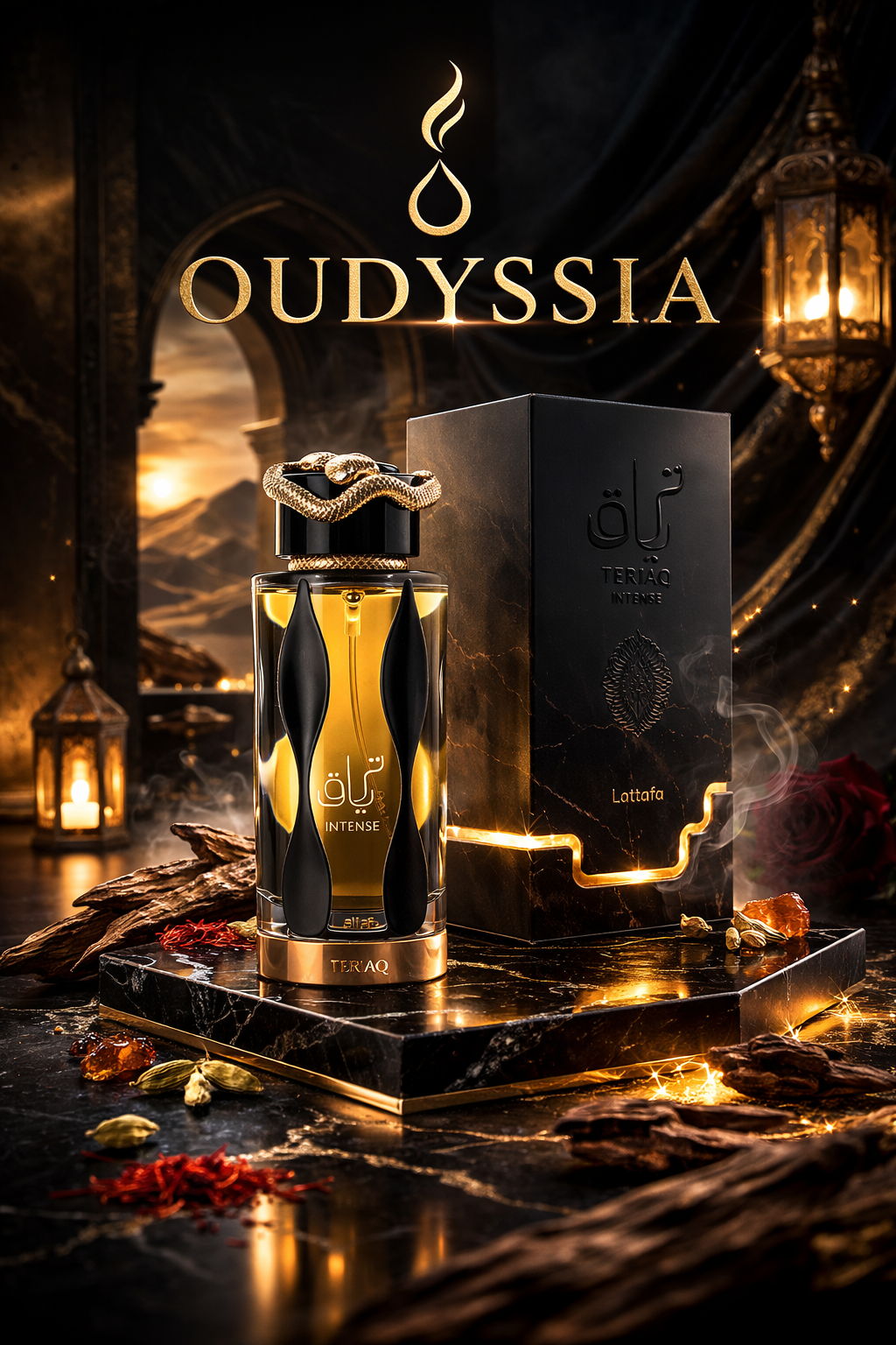 Teriaq Intense Lattafa – Smoky Amber & Spiced Oriental Perfume