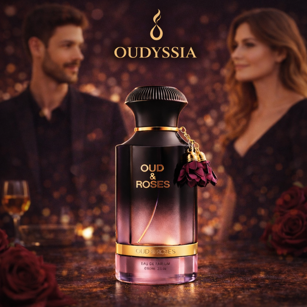 Oud & Rose Ahmed Al Maghribi Eau de Parfum – Rose Oud Oriental Luxury