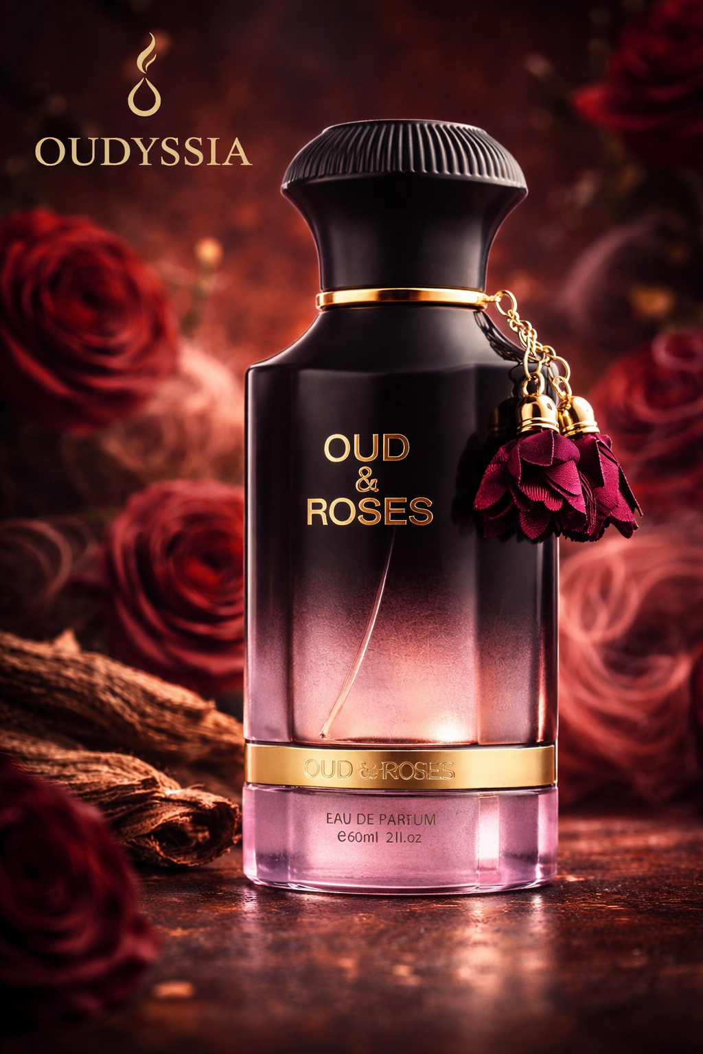 Oud & Rose Ahmed Al Maghribi Eau de Parfum – Rose Oud Oriental Luxury