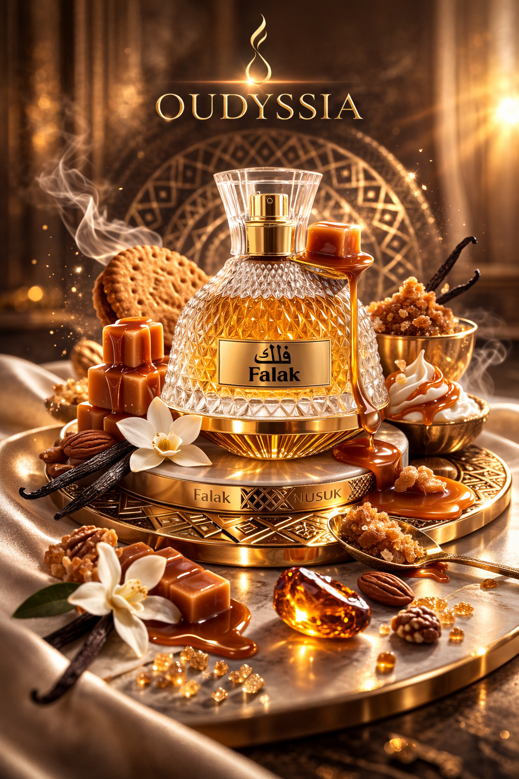 Falak – Nusuk – Eau de Parfum 100ml | Caramel Vanilla Gourmand