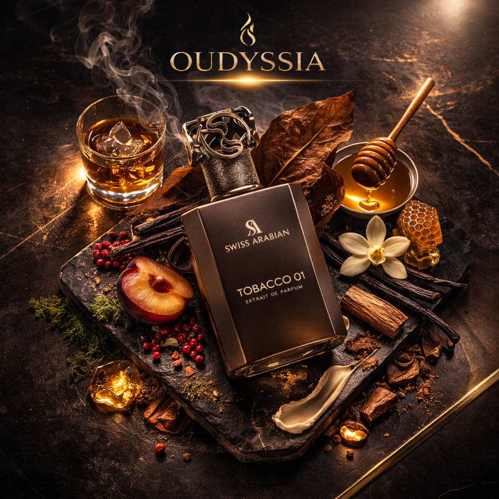 Swiss Arabian Tobacco 01 – Fruity Tobacco Honey Oriental Extrait, Initio Side Effect Inspiration