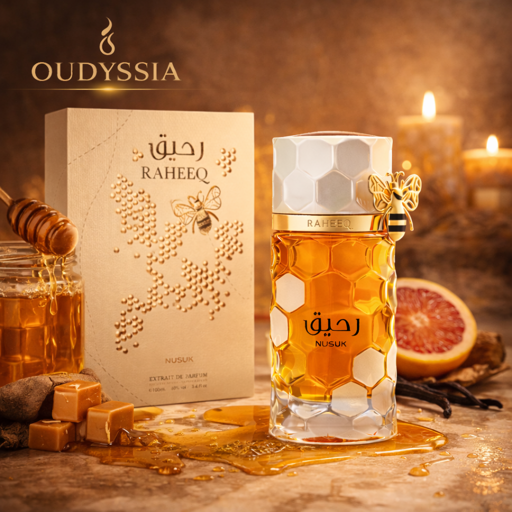 Raheeq Nusuk – Fruity Gourmand Floral Oriental Extrait, Boucheron Place Vendôme Inspiration