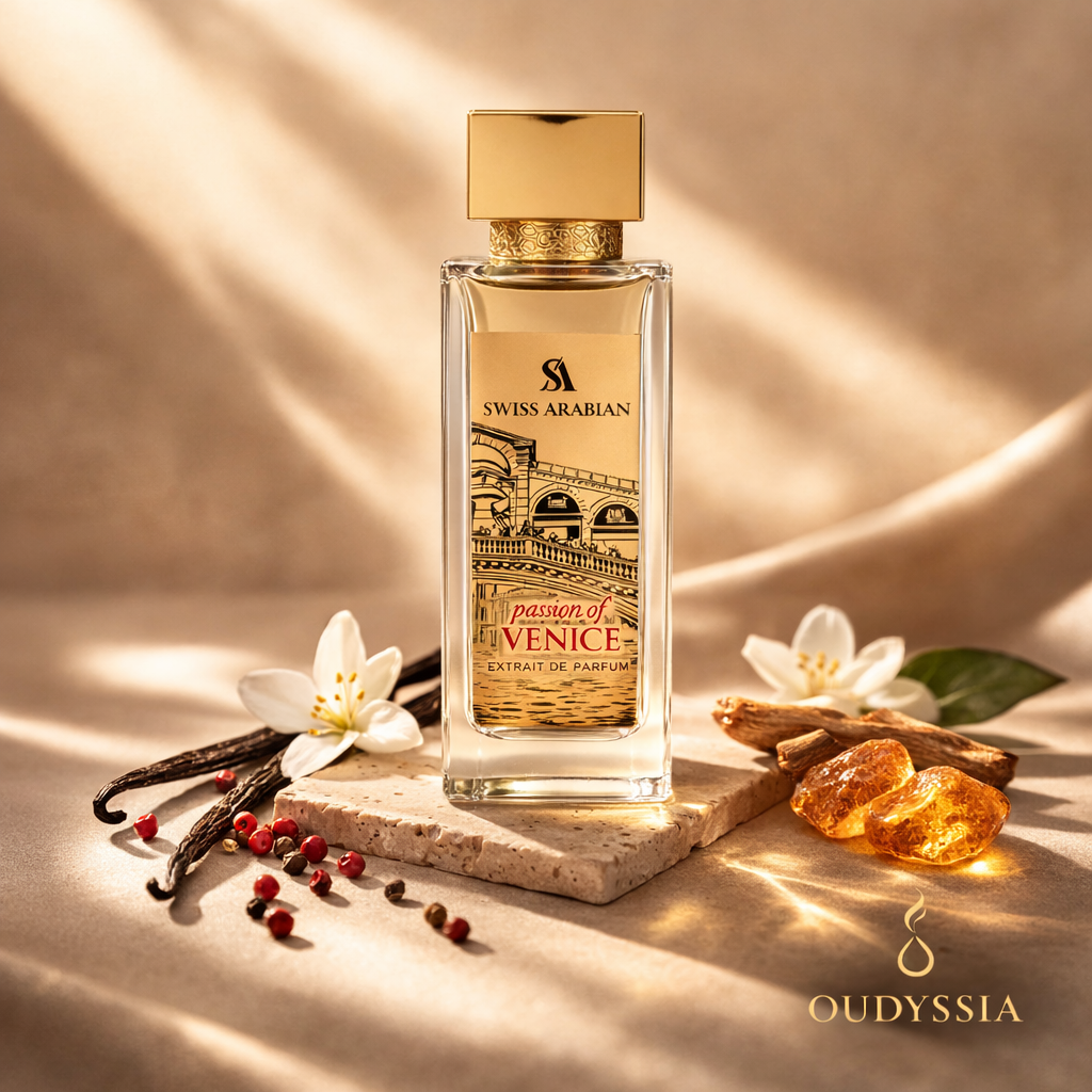 Passion of Venice Swiss Arabian Extrait de Parfum – Woody-Musky Luxury Scent