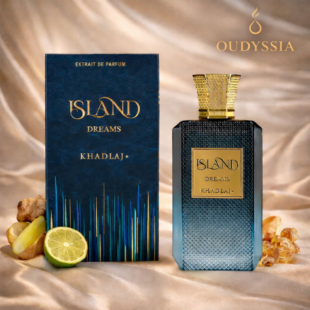 Island Dreams Khadlaj Extrait de Parfum – Fresh Citrus & Musky Elegance