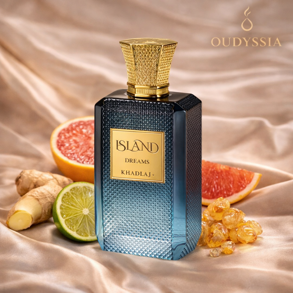Island Dreams Khadlaj Extrait de Parfum – Fresh Citrus & Musky Elegance