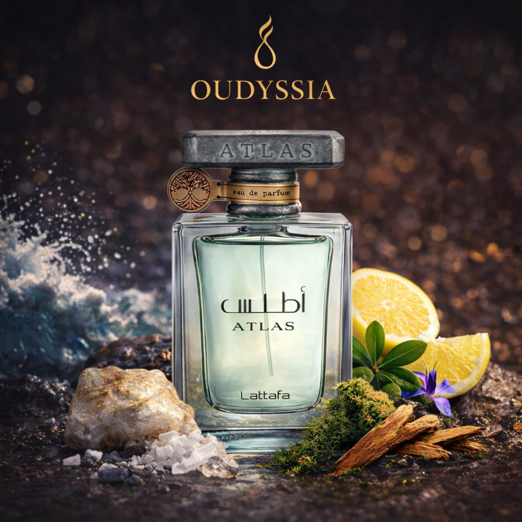 Atlas Lattafa  – Powerful Marine Ambergris Fragrance Inspired by Orto Parisi Megamare